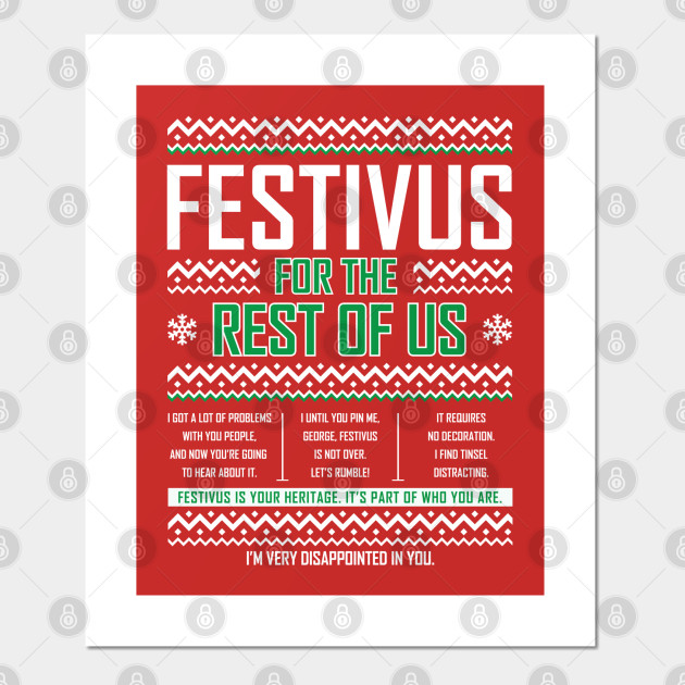 Festivus Festivus Posters and Art Prints TeePublic